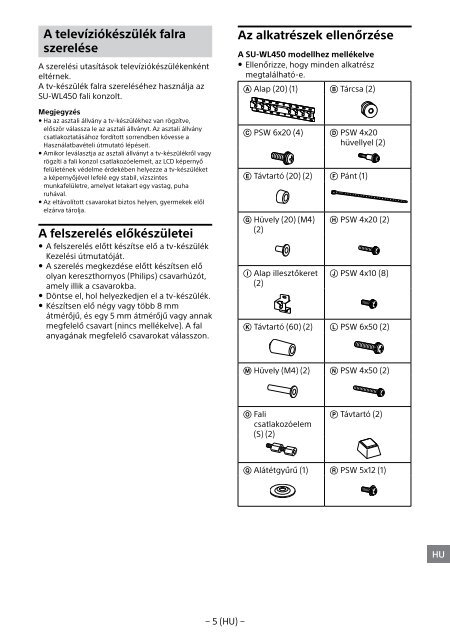 Sony KDL-49WD754 - KDL-49WD754 Mode d'emploi Anglais