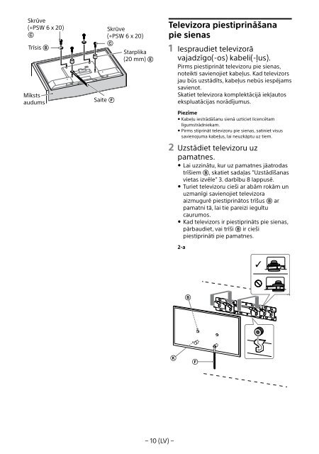 Sony KDL-49WD754 - KDL-49WD754 Mode d'emploi Anglais