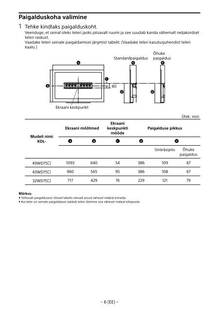 Sony KDL-49WD754 - KDL-49WD754 Mode d'emploi Roumain