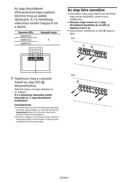 Sony KDL-49WD754 - KDL-49WD754 Mode d'emploi Grec