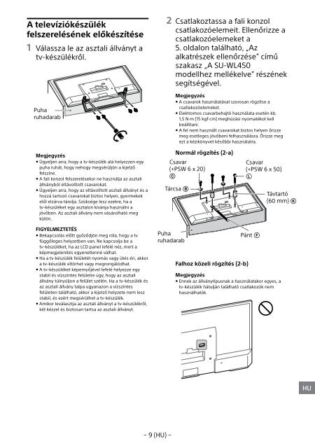 Sony KDL-49WD754 - KDL-49WD754 Mode d'emploi Italien