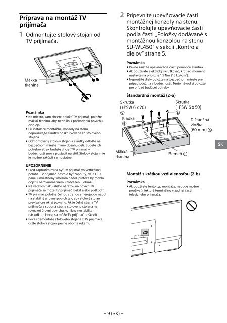 Sony KDL-49WD754 - KDL-49WD754 Mode d'emploi Italien