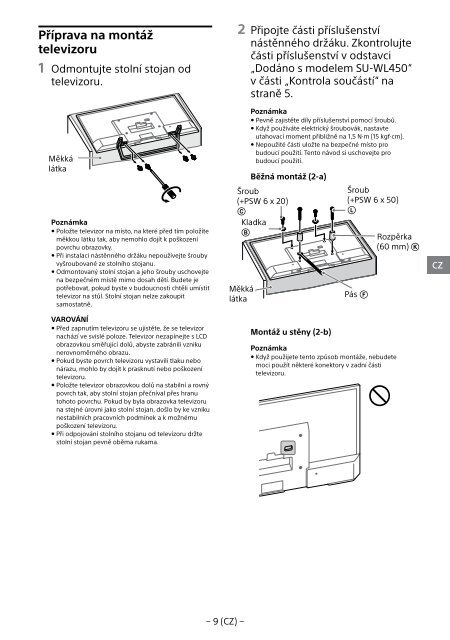 Sony KDL-49WD754 - KDL-49WD754 Mode d'emploi Russe