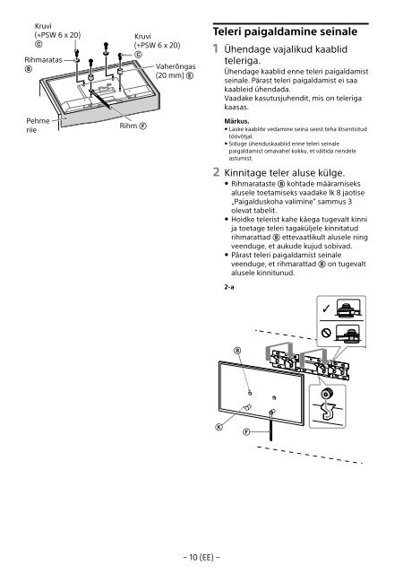 Sony KDL-49WD754 - KDL-49WD754 Mode d'emploi Russe