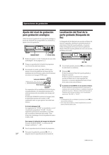 Sony DTC-ZE700 - DTC-ZE700 Consignes d&rsquo;utilisation Anglais