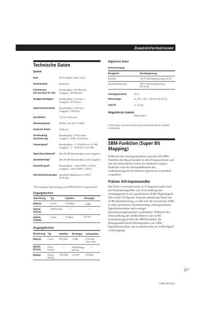 Sony DTC-ZE700 - DTC-ZE700 Consignes d&rsquo;utilisation Italien