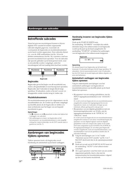 Sony DTC-ZE700 - DTC-ZE700 Consignes d&rsquo;utilisation Su&eacute;dois