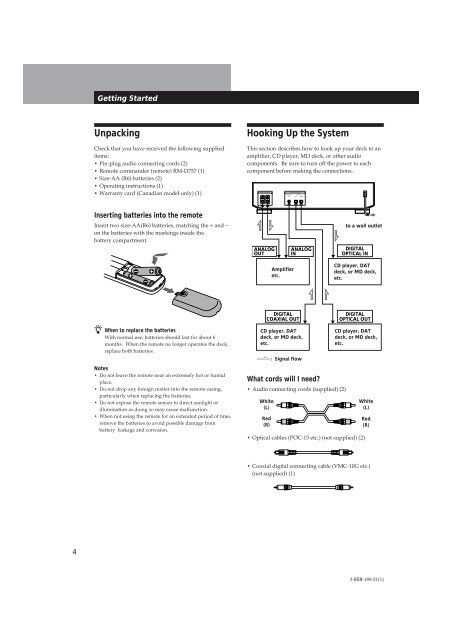 Sony DTC-ZE700 - DTC-ZE700 Consignes d&rsquo;utilisation Anglais