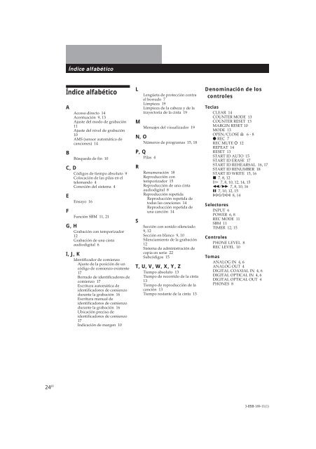 Sony DTC-ZE700 - DTC-ZE700 Consignes d&rsquo;utilisation Espagnol