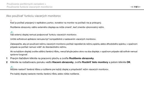 Sony VPCSA4A4E - VPCSA4A4E Mode d'emploi Slovaque