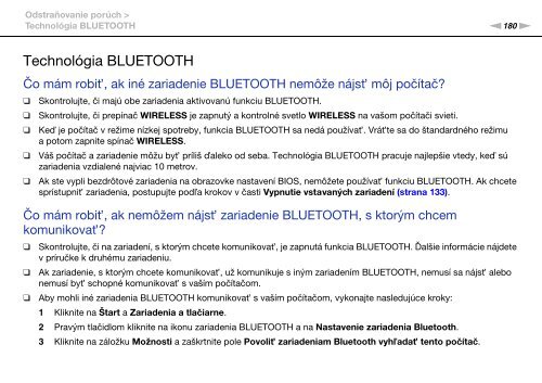 Sony VPCSA4A4E - VPCSA4A4E Mode d'emploi Slovaque