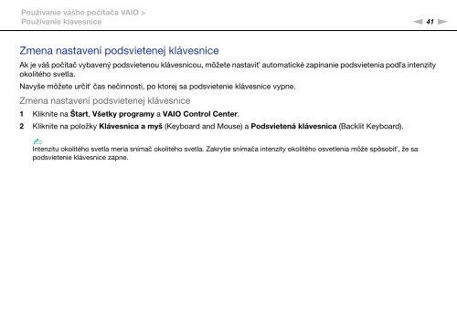 Sony VPCSA4A4E - VPCSA4A4E Mode d'emploi Slovaque