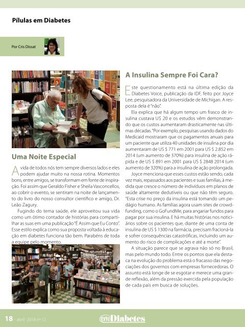 Revista Em Diabetes edicao 12