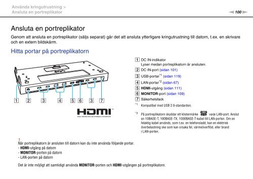 Sony VPCSA4A4E - VPCSA4A4E Mode d'emploi Su&eacute;dois