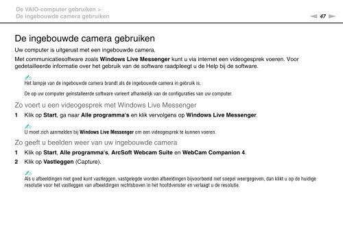 Sony VPCSA4A4E - VPCSA4A4E Mode d'emploi N&eacute;erlandais