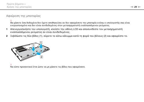 Sony VPCSA4A4E - VPCSA4A4E Mode d'emploi Grec