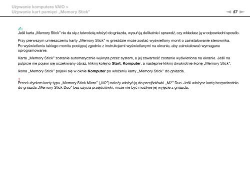 Sony VPCSA4A4E - VPCSA4A4E Mode d'emploi Polonais