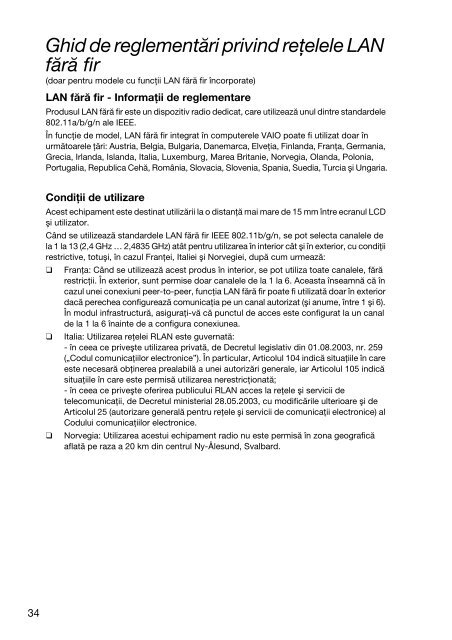 Sony VPCSA4A4E - VPCSA4A4E Documents de garantie Polonais