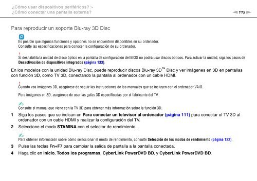 Sony VPCSA4A4E - VPCSA4A4E Mode d'emploi Espagnol