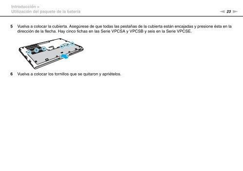 Sony VPCSA4A4E - VPCSA4A4E Mode d'emploi Espagnol