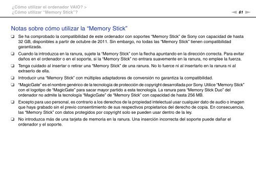 Sony VPCSA4A4E - VPCSA4A4E Mode d'emploi Espagnol