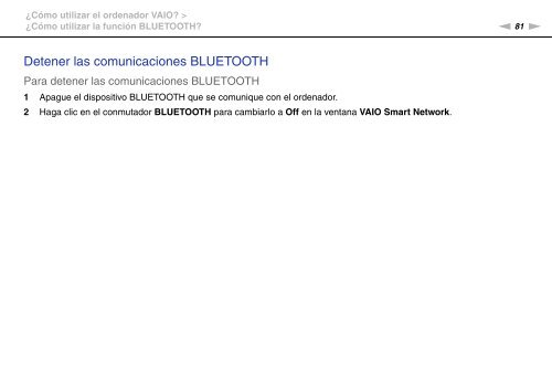 Sony VPCSA4A4E - VPCSA4A4E Mode d'emploi Espagnol