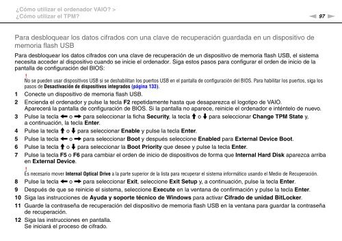 Sony VPCSA4A4E - VPCSA4A4E Mode d'emploi Espagnol