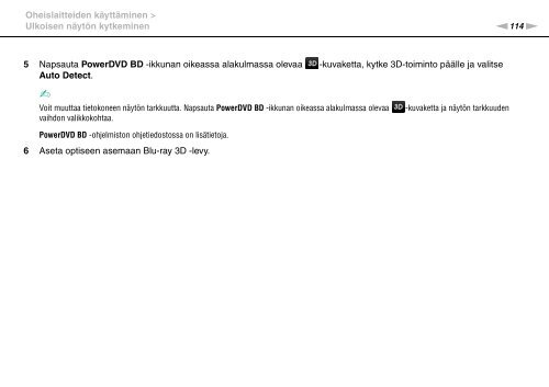 Sony VPCSA4A4E - VPCSA4A4E Consignes d&rsquo;utilisation Finlandais