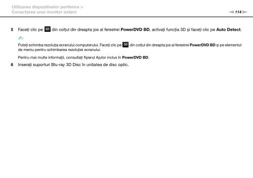 Sony VPCSA4A4E - VPCSA4A4E Mode d'emploi Roumain