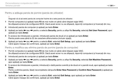 Sony VPCSA4A4E - VPCSA4A4E Mode d'emploi Roumain