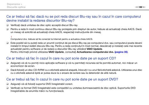 Sony VPCSA4A4E - VPCSA4A4E Mode d'emploi Roumain