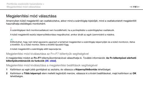 Sony VPCSA4A4E - VPCSA4A4E Mode d'emploi Hongrois