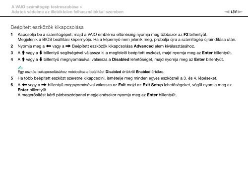 Sony VPCSA4A4E - VPCSA4A4E Mode d'emploi Hongrois