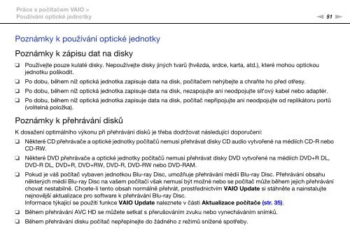 Sony VPCSA4A4E - VPCSA4A4E Mode d'emploi Tch&egrave;que