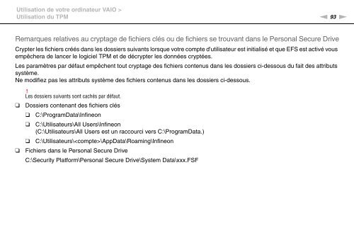 Sony VPCSA4A4E - VPCSA4A4E Mode d'emploi Fran&ccedil;ais