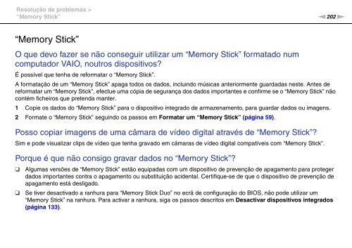 Sony VPCSA4A4E - VPCSA4A4E Mode d'emploi Portugais