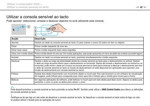 Sony VPCSA4A4E - VPCSA4A4E Mode d'emploi Portugais