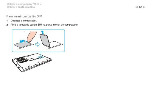 Sony VPCSA4A4E - VPCSA4A4E Mode d'emploi Portugais