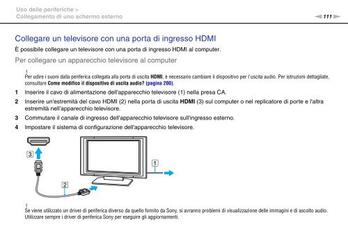 Sony VPCSA4A4E - VPCSA4A4E Mode d'emploi Italien