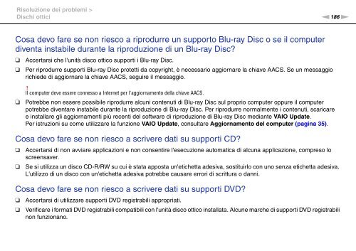 Sony VPCSA4A4E - VPCSA4A4E Mode d'emploi Italien