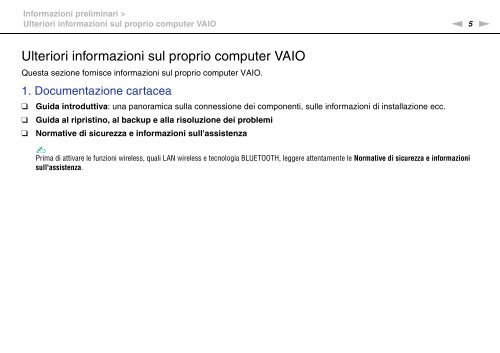 Sony VPCSA4A4E - VPCSA4A4E Mode d'emploi Italien