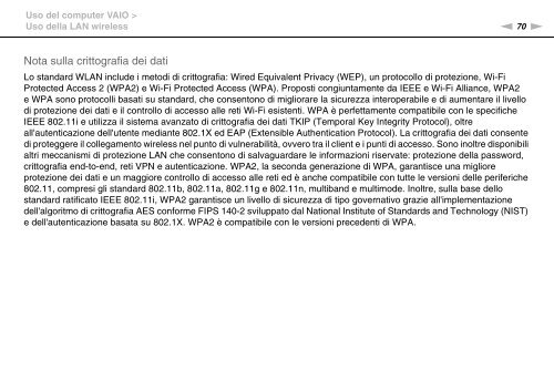 Sony VPCSA4A4E - VPCSA4A4E Mode d'emploi Italien