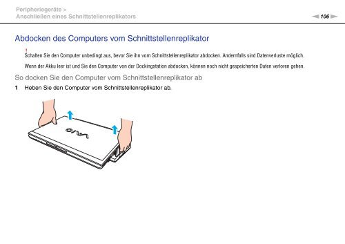 Sony VPCSA4A4E - VPCSA4A4E Mode d'emploi Allemand