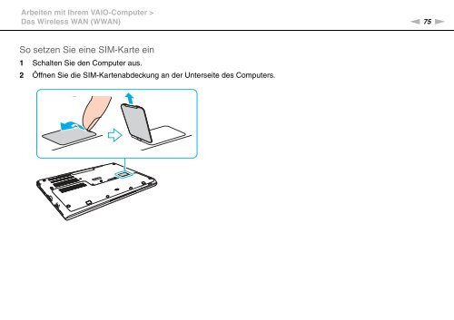 Sony VPCSA4A4E - VPCSA4A4E Mode d'emploi Allemand