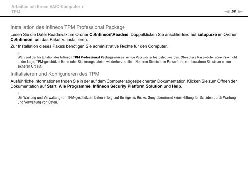 Sony VPCSA4A4E - VPCSA4A4E Mode d'emploi Allemand