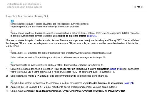 Sony VPCSA4A4E - VPCSA4A4E Mode d'emploi