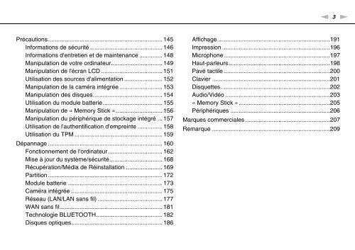 Sony VPCSA4A4E - VPCSA4A4E Mode d'emploi