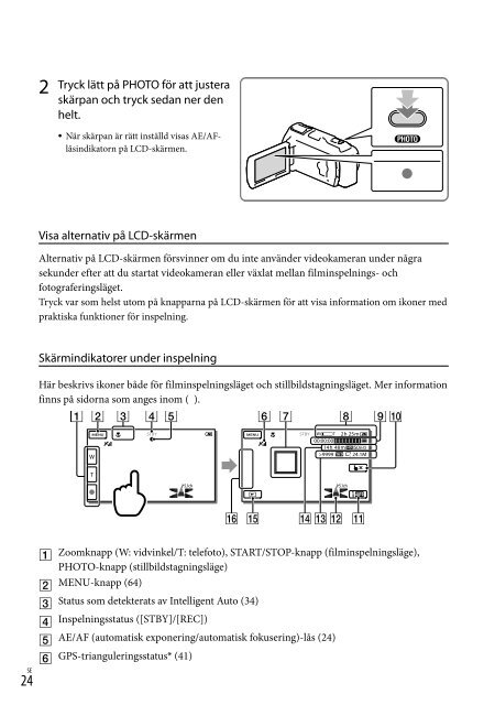 Sony HDR-PJ760E - HDR-PJ760E Consignes d&rsquo;utilisation Danois