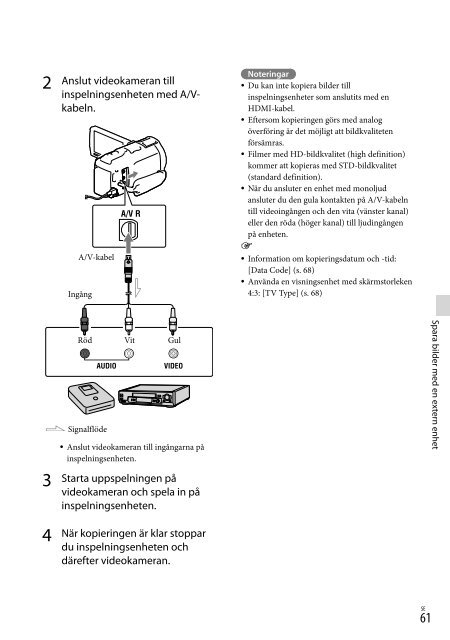 Sony HDR-PJ760E - HDR-PJ760E Consignes d&rsquo;utilisation Danois