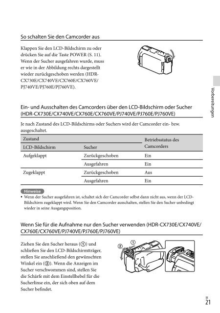 Sony HDR-PJ760E - HDR-PJ760E Consignes d&rsquo;utilisation